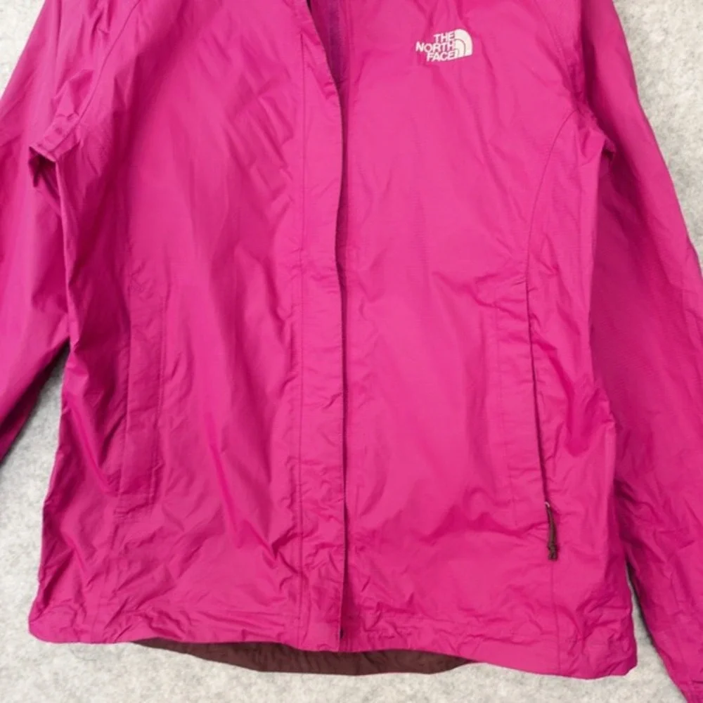 The North Face Venture Rain Jacket Women S Purple Hyvent 2.5L Hoodie Sealed Seam